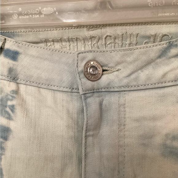 Women’s Hydraulic Nolita Mid-Rise Flare Tie Dye Jeans in Size 12. Preloved. - Picture 4 of 6